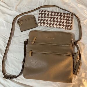 Anne Klein Tan Crossbody Purse NWOT